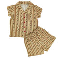 Floral Heirloom Bamboo Short Button Up Set