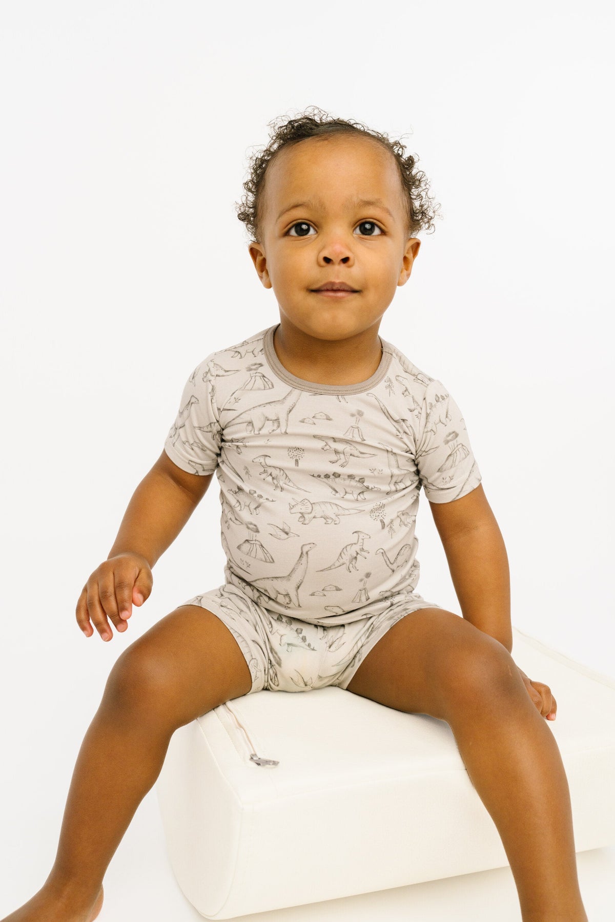 Dino Doodles Bamboo Shorts Set