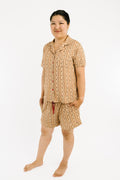 Floral Heirloom Women's Short Bamboo Set