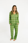 Pickle Women's Button Up Long Sleeve Set