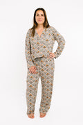 Cottage Bow Women's Button Up Long Sleeve Set